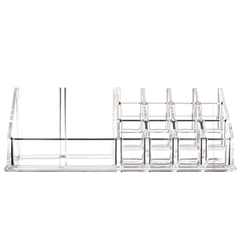Premium Acrylic Makeup Organizer – Multifunctional Storage Box for Lipsticks, Nail Polish & Cosmetics