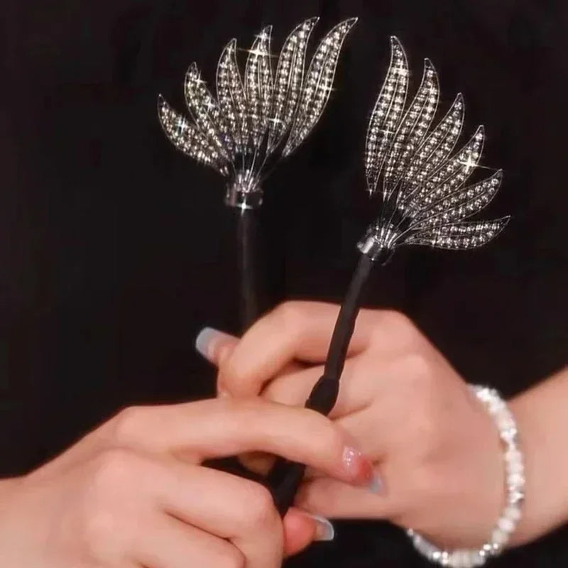 Women's Crystal Wings Hair Twister – Elegant Hair Curler & Stylish Hairpin