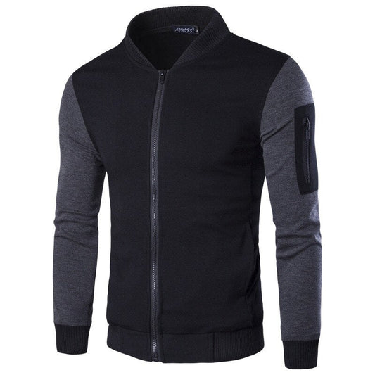 Grey Sleeve Style Full Jacket - Elevate Your Style with Our Dashing Full Bazo Jacket: Fashionable, Trendy, Premium Quality, and Finely Stitched